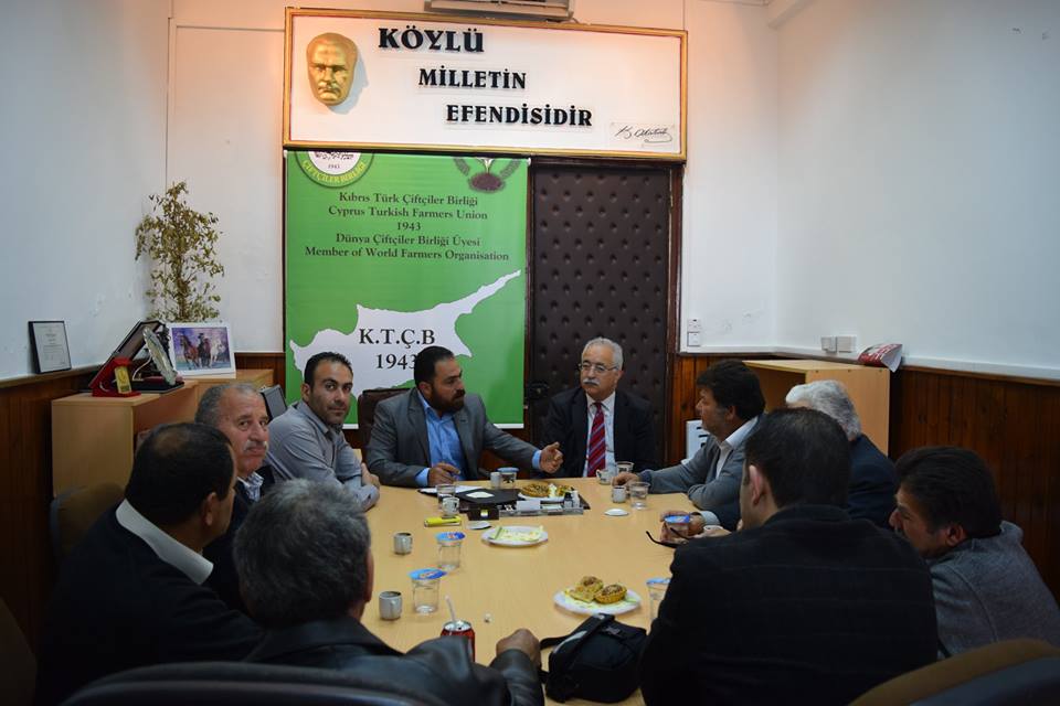 BKP, Kıbrıs Türk Çiftçiler Birliği’ni ziyaret etti.