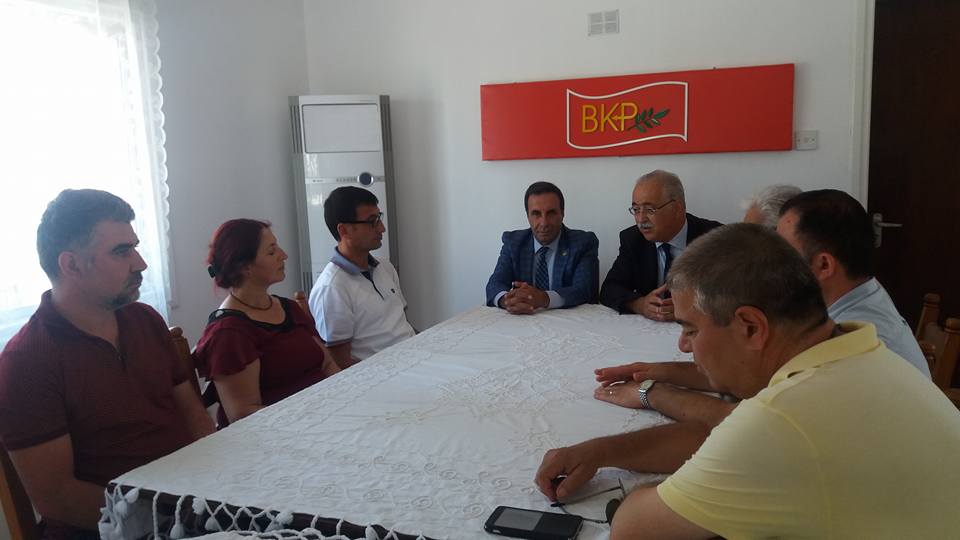 Halkların Demokrasi Partisi, Birleşik Kıbrıs Partisi’ni ziyaret etti.