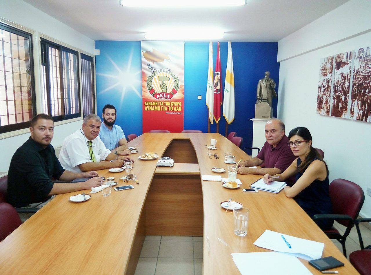 BKP ve AKEL heyetleri bir araya geldi.