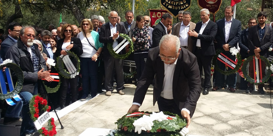 Faşist katiller tarafından katledilen Derviş Ali Kavazoğlu ve Kostas Mişaulis’i saygı ile andık.